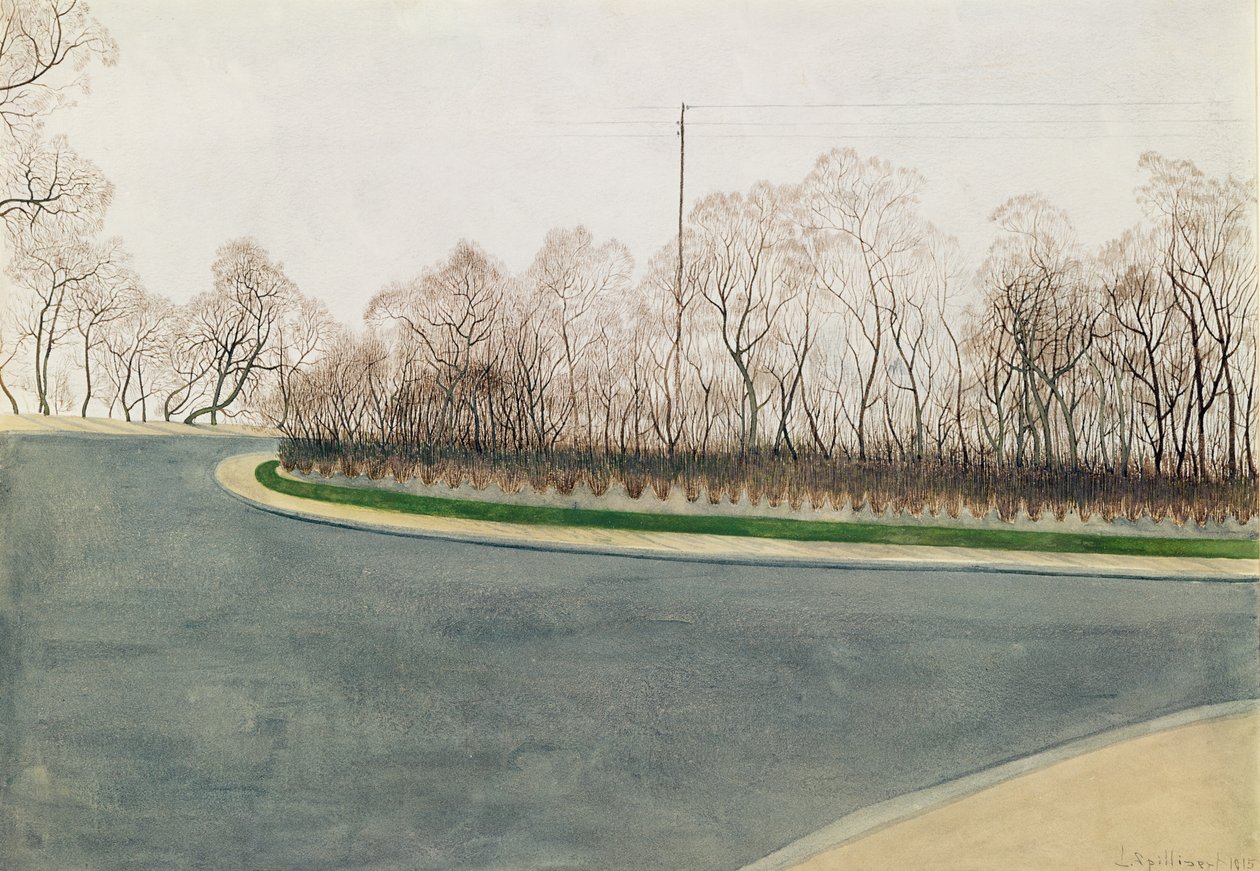 opuszczona droga autorstwa Leon Spilliaert