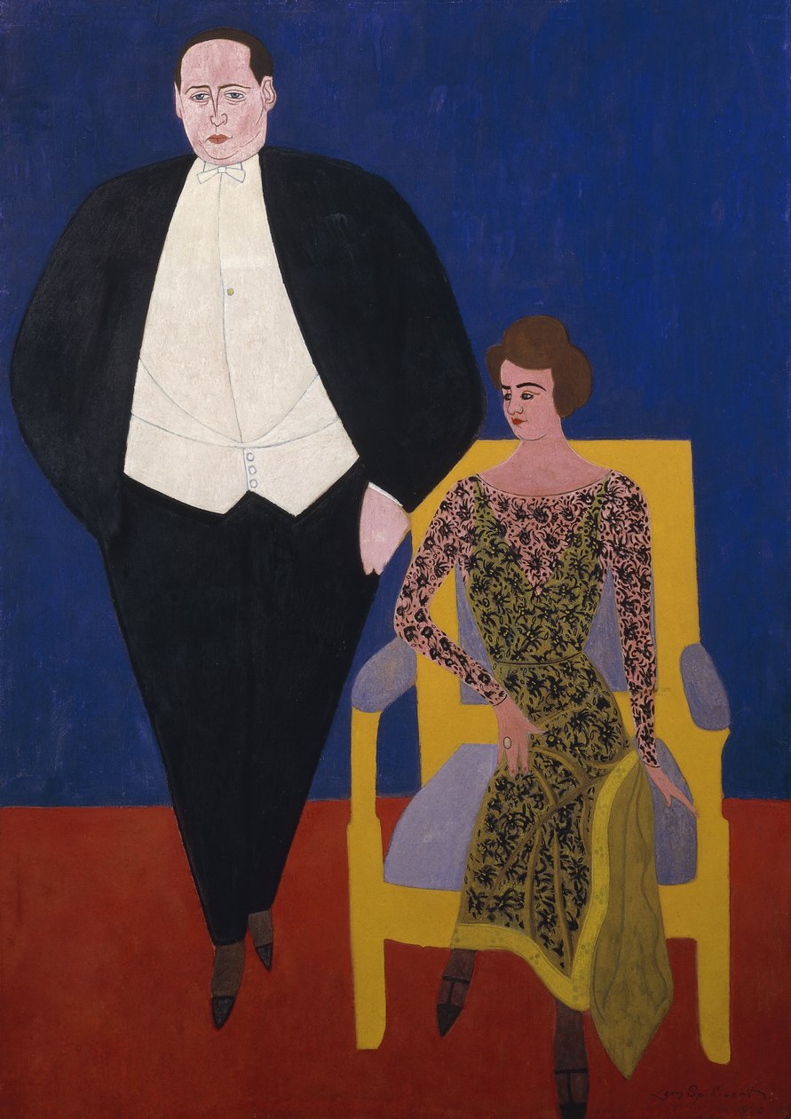 PG van Hecke i Norine; PG van Hecke i Norine autorstwa Leon Spilliaert
