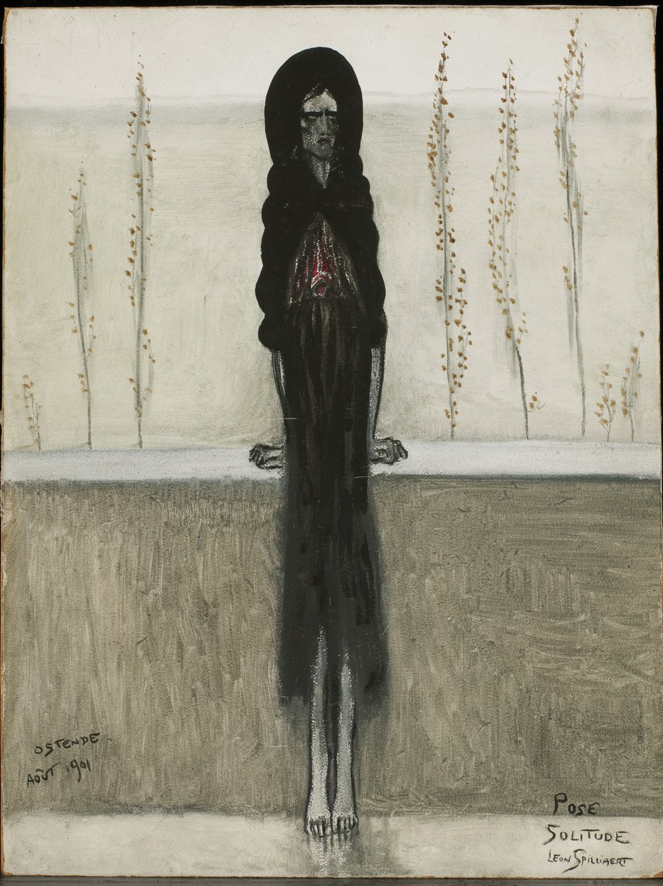 Pozowanie, samotność autorstwa Leon Spilliaert