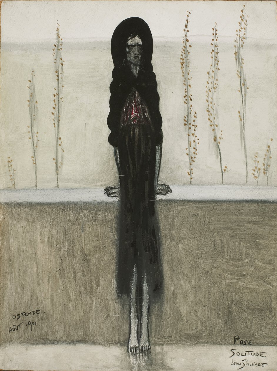 Pozowanie, samotność autorstwa Leon Spilliaert