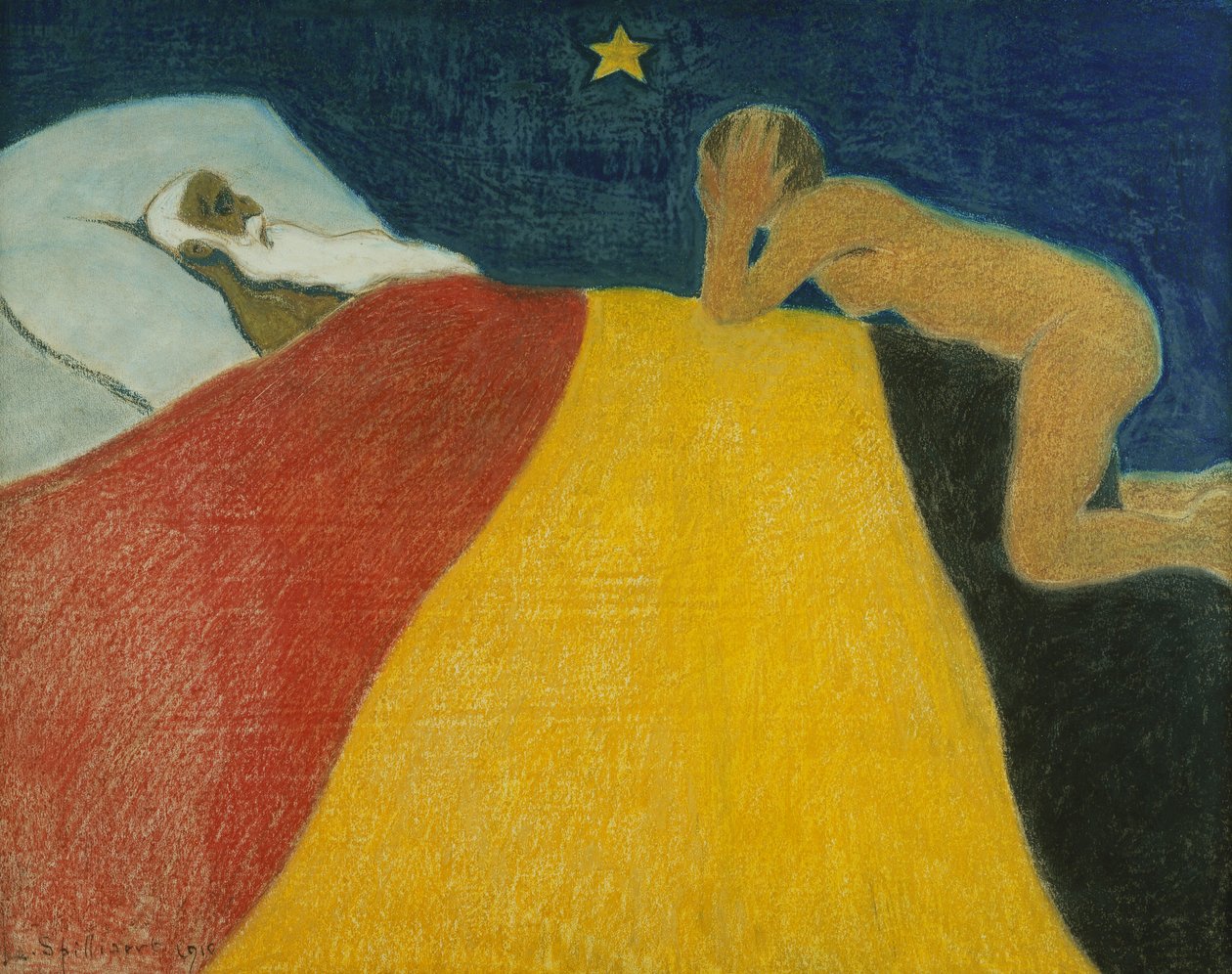 Śmierć Leopolda II; Śmierć Leopolda II autorstwa Leon Spilliaert
