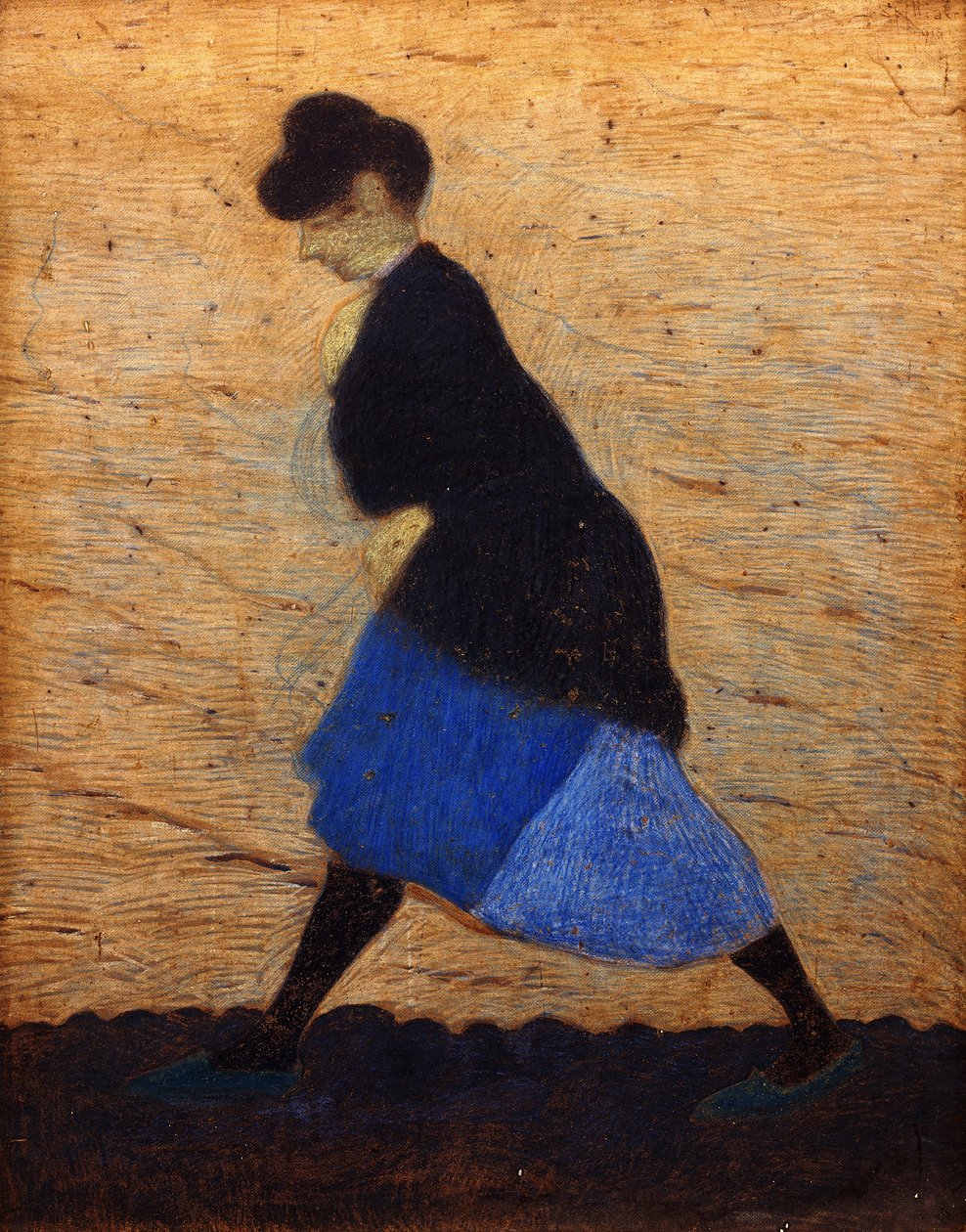 A Esposa do Pescador; A Mulher do Pescador - De Vissers Rouwpolish autorstwa Leon Spilliaert