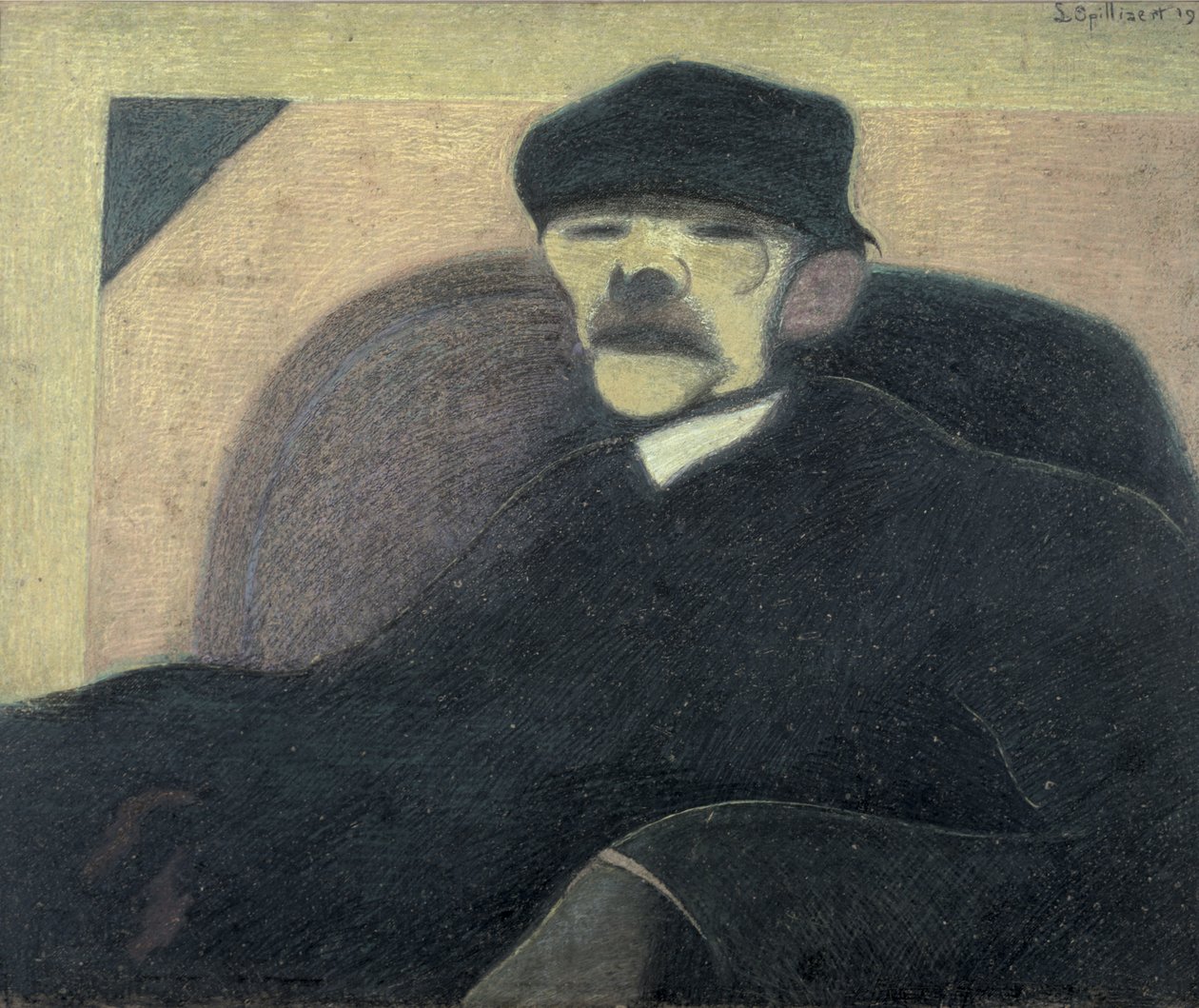 Człowiek z czerwonym uchem, Portret Gorkiego autorstwa Leon Spilliaert