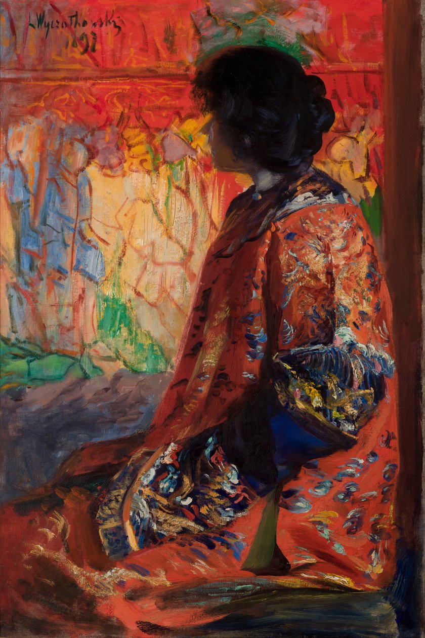 Japonka autorstwa Leon Wyczolkowski