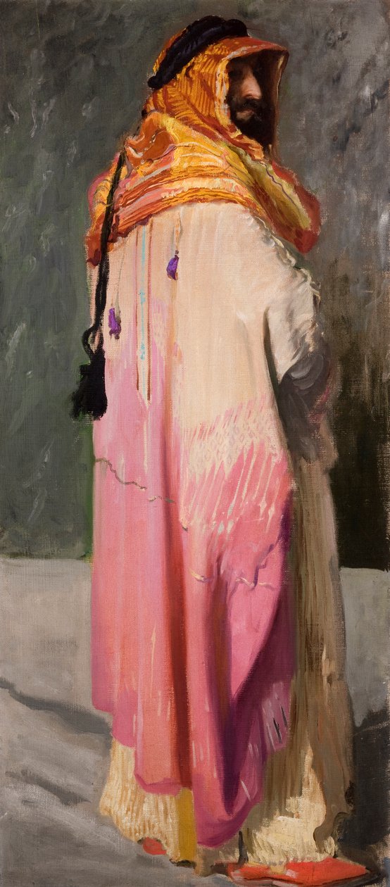 Portrait of Feliks Jasieński Dressed as a Bedouin autorstwa Leon Wyczolkowski
