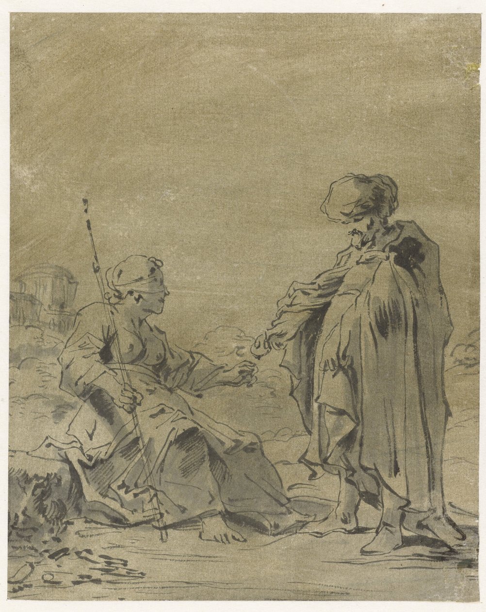 Juda N Tamar autorstwa Leonaert Bramer
