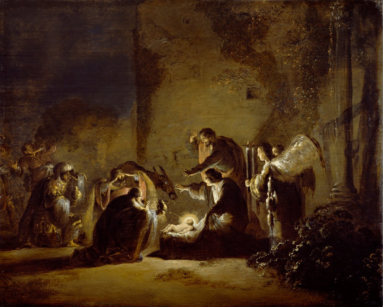 Adoracja Trzech Króli autorstwa Leonaert Bramer
