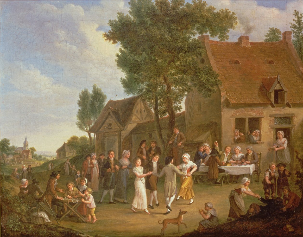 Wesele na wsi autorstwa Léonard Defrance