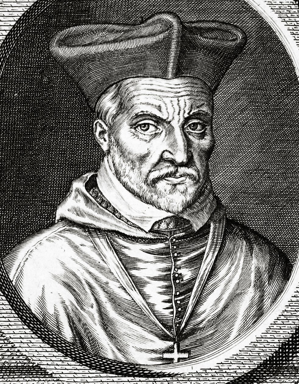 Portret Jacquesa Amyota (1513-1593), francuskiego biskupa, pisarza i tłumacza autorstwa Leonard Gaultier