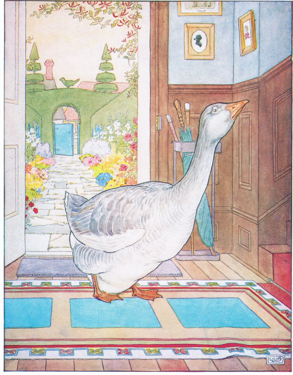 Gęś, gęś, gąsior, dokąd mam wędrować autorstwa Leonard Leslie Brooke