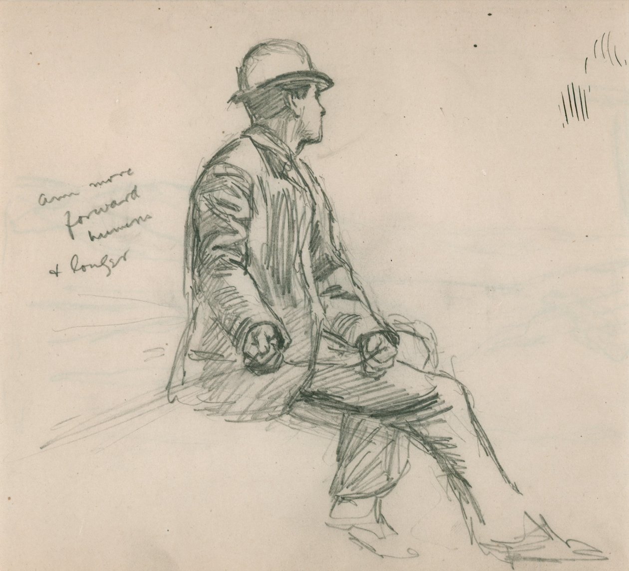 Badanie połowów człowieka autorstwa Leonard Leslie Brooke