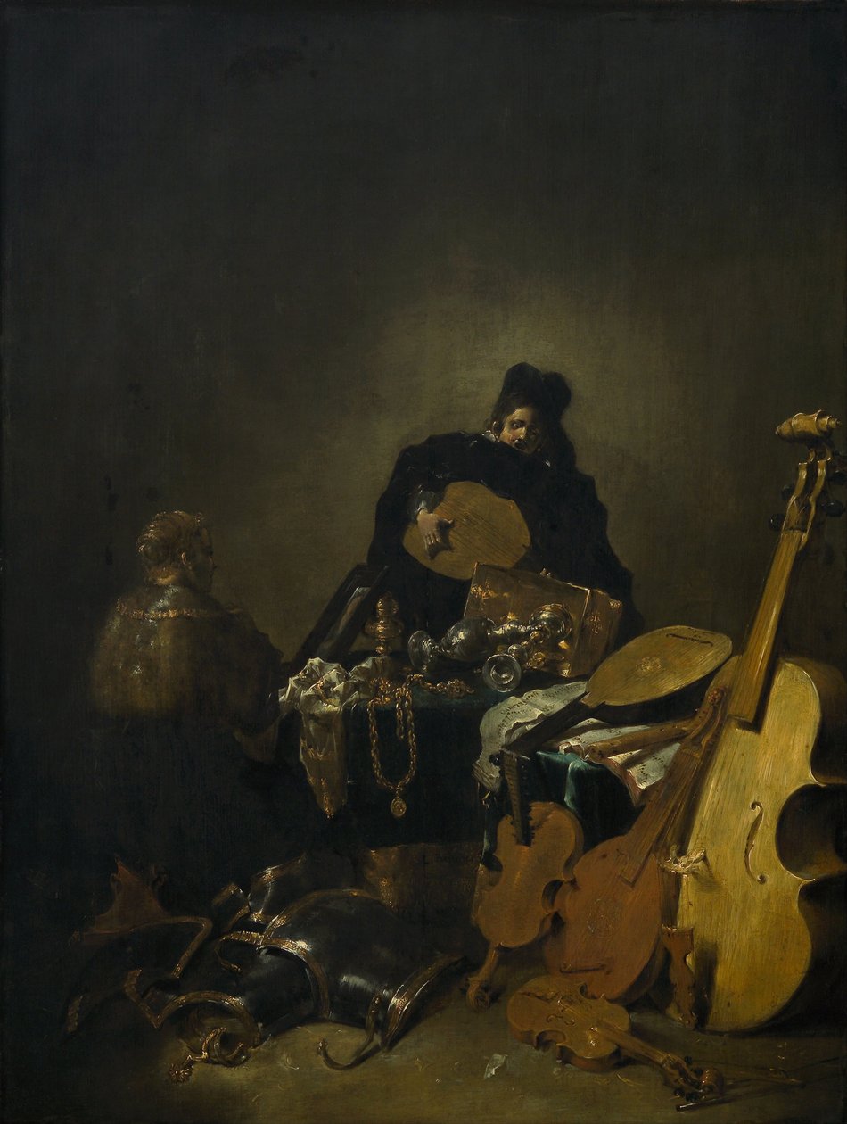 Alegoria próżności, c. 1640 autorstwa Leonard Bramer