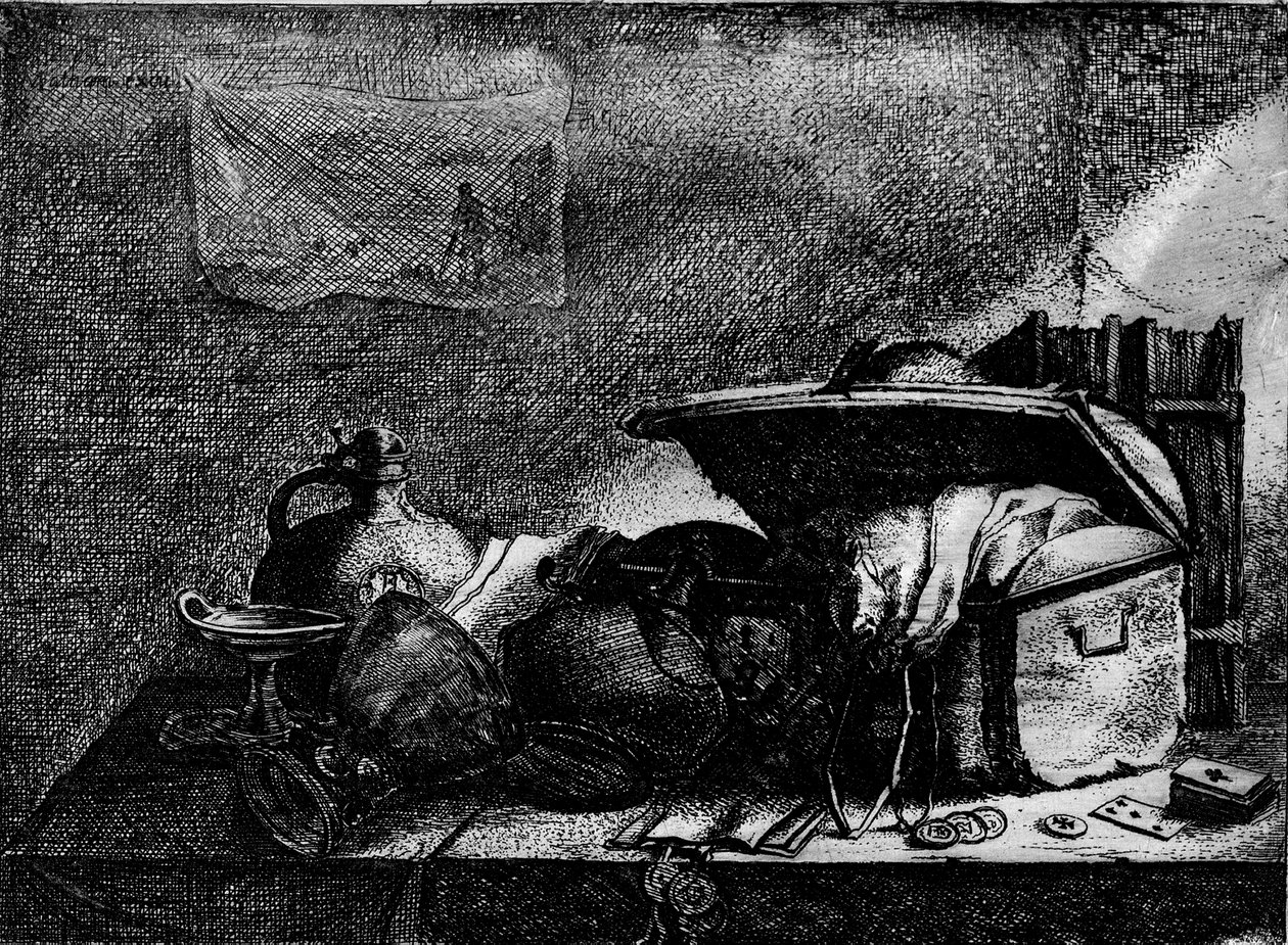 Pudełko podróżne autorstwa Leonard Bramer
