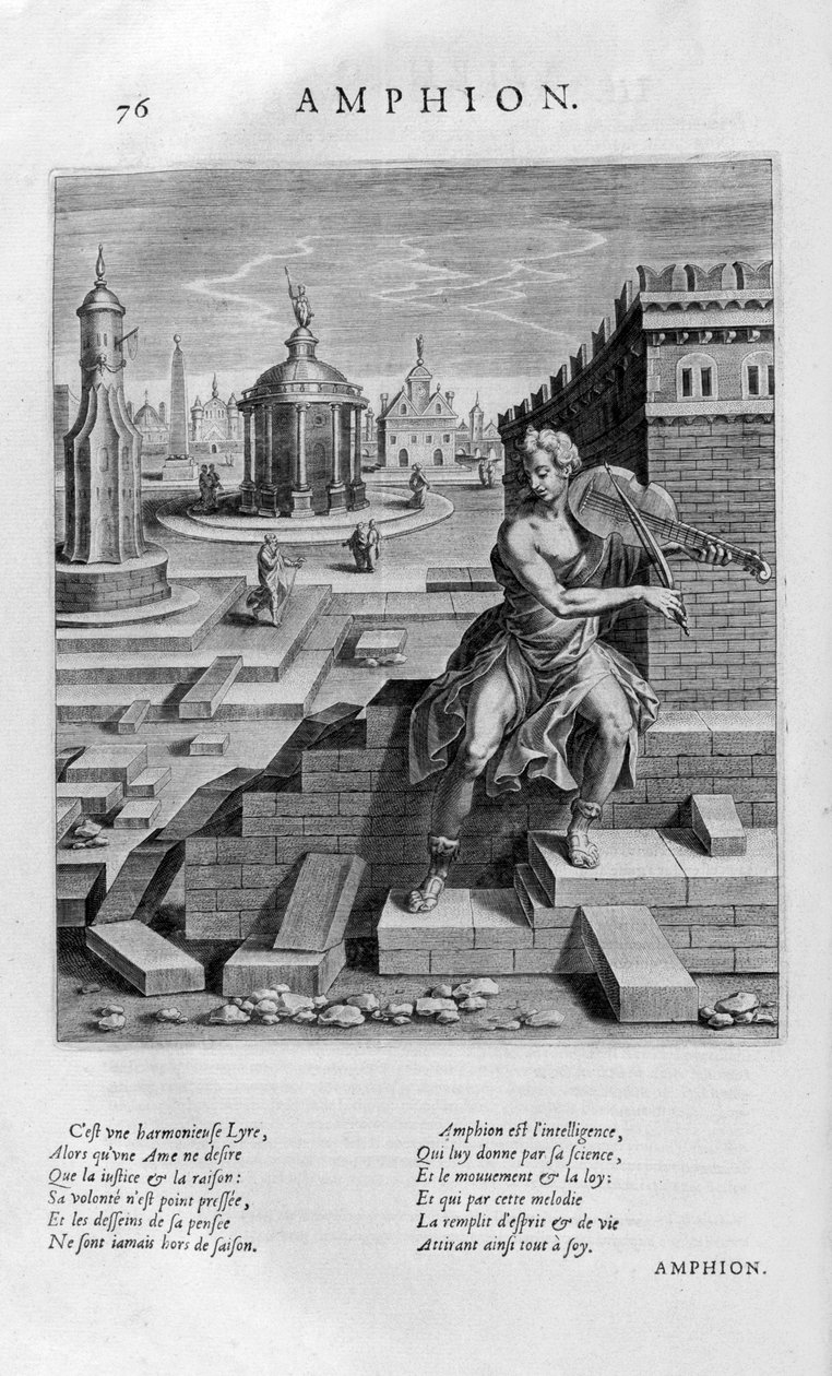 Amfiona, 1615 autorstwa Leonard Gaultier