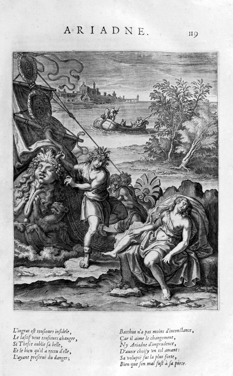 Ariadna, 1615 autorstwa Leonard Gaultier