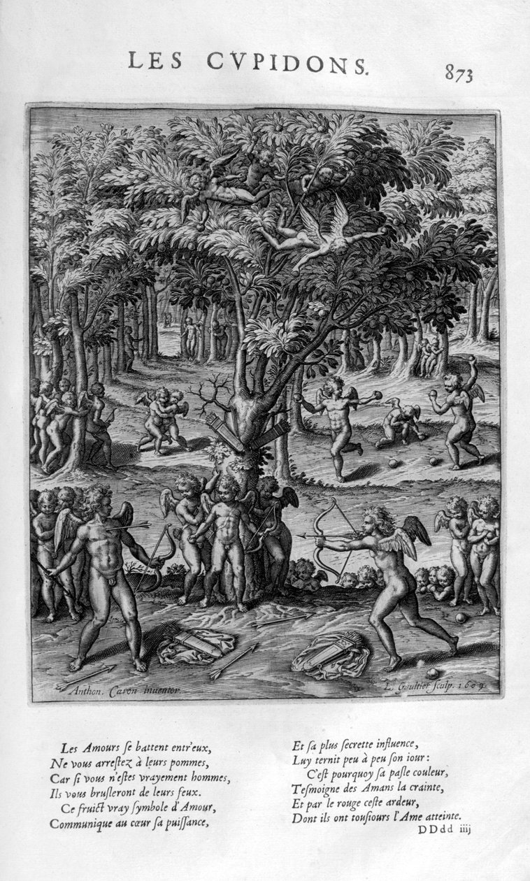 Amorki, 1615 autorstwa Leonard Gaultier