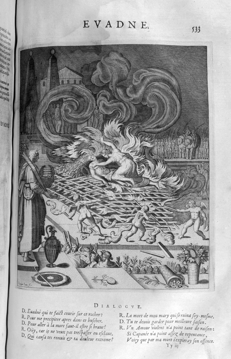 Evadne, 1615 autorstwa Leonard Gaultier