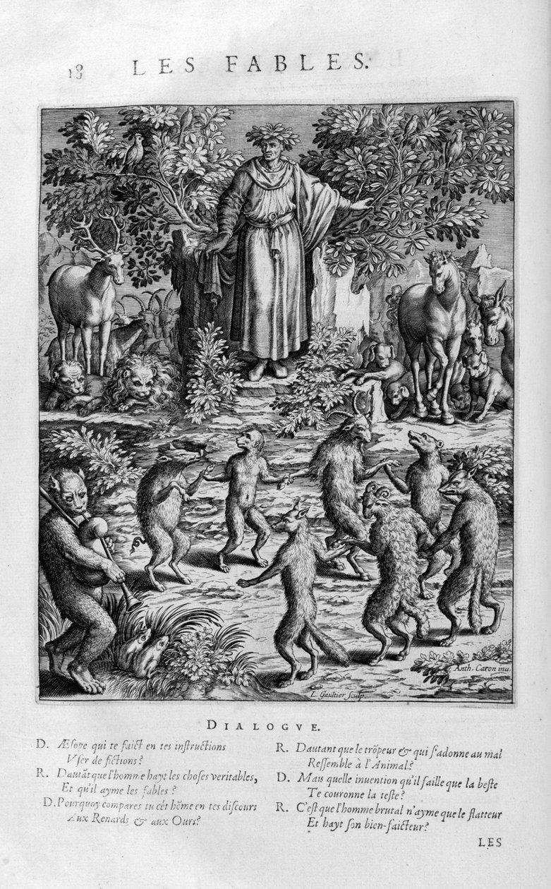 Bajki, 1615 autorstwa Leonard Gaultier