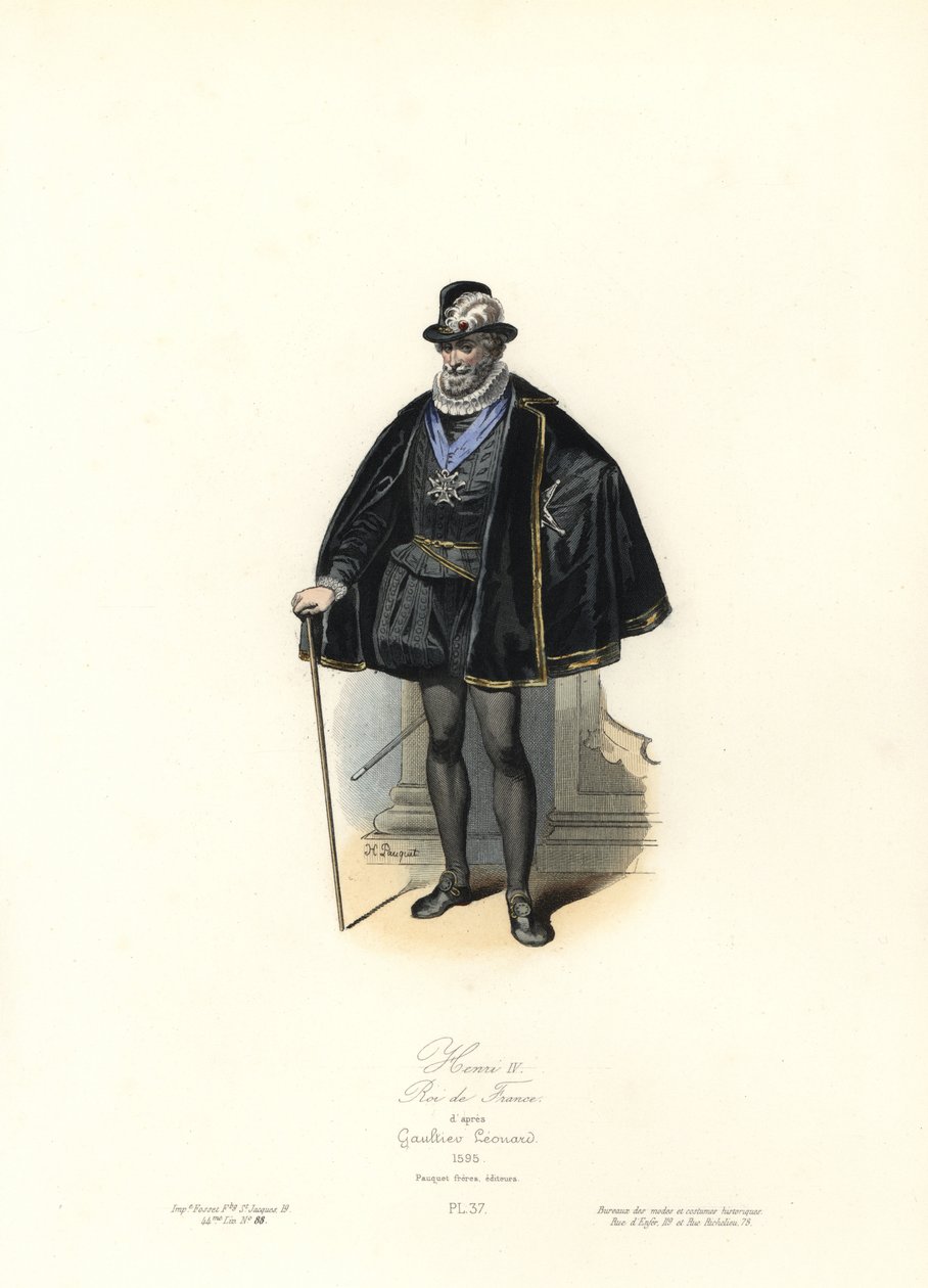 Król Henryk IV Francji autorstwa Leonard Gaultier