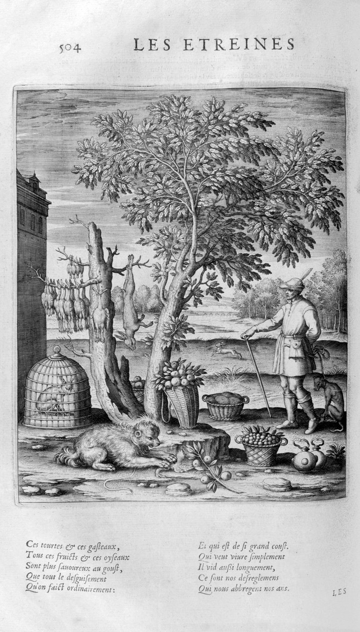 Uściski, prezent, 1615 autorstwa Leonard Gaultier