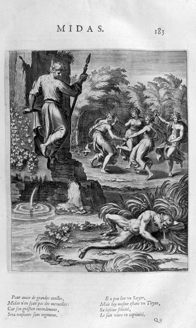 Midasa, 1615 autorstwa Leonard Gaultier