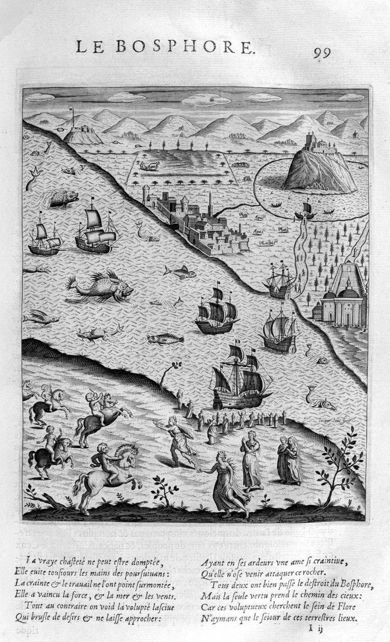 Bosfor lub Bosfor, 1615 autorstwa Leonard Gaultier