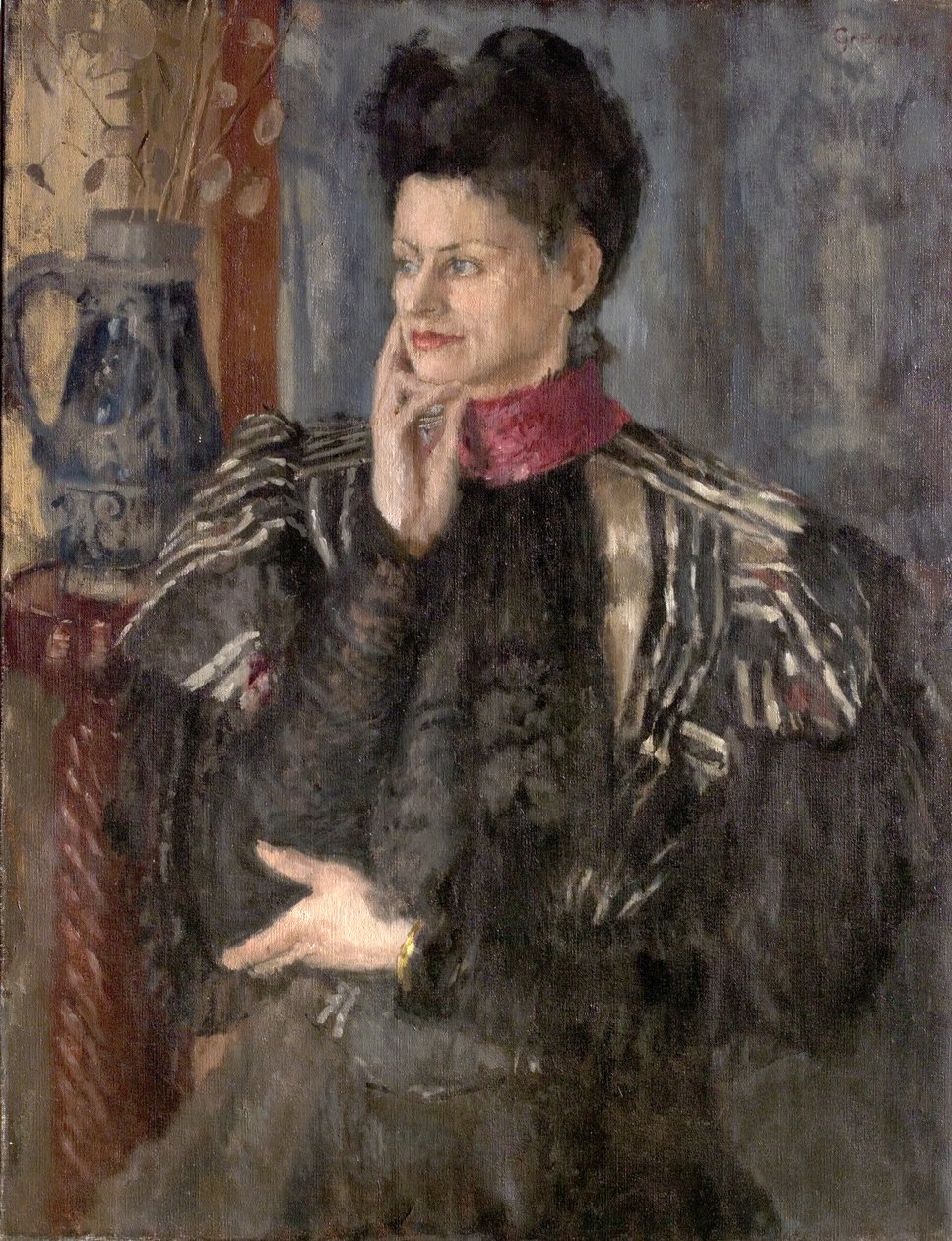 Gorset Worth (olej na płótnie) autorstwa Leonard Greaves