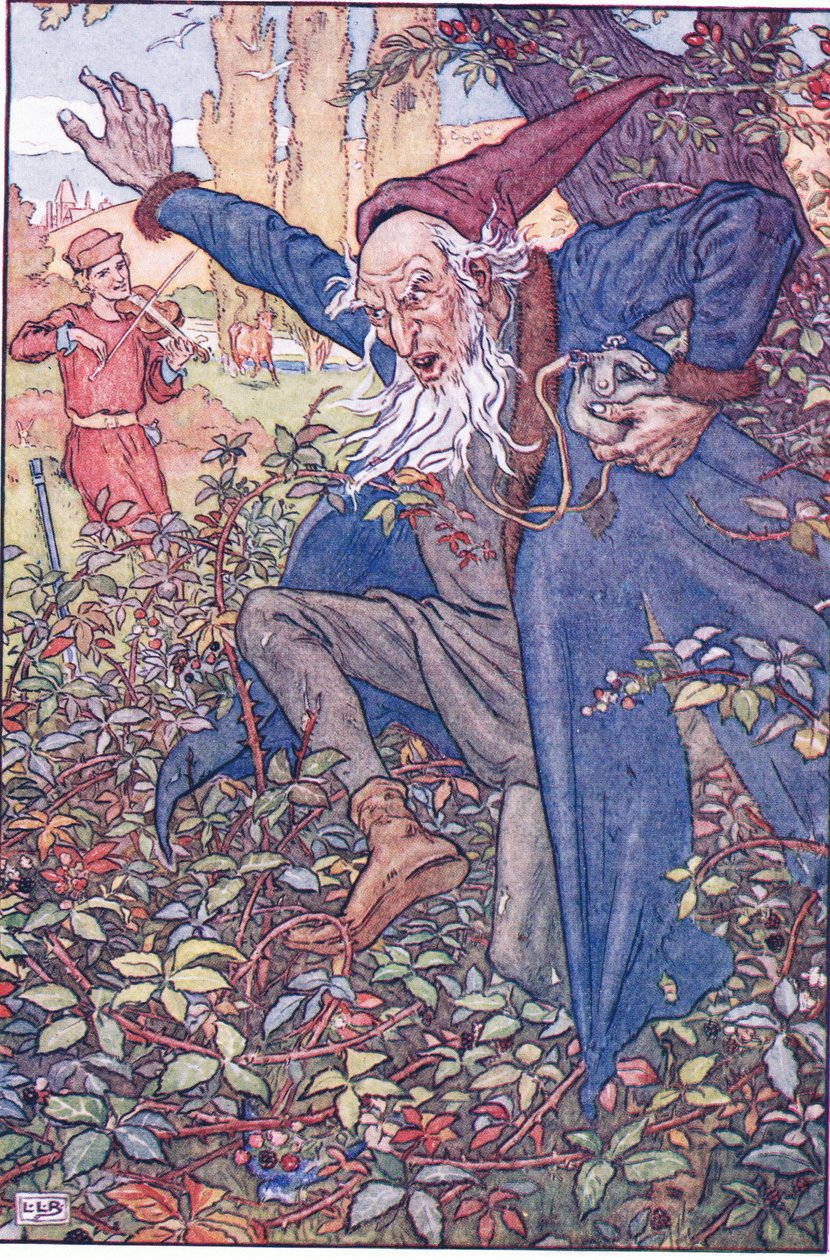 Żyd w krzaku jeżyn, lata 20. autorstwa Leonard Leslie Brooke