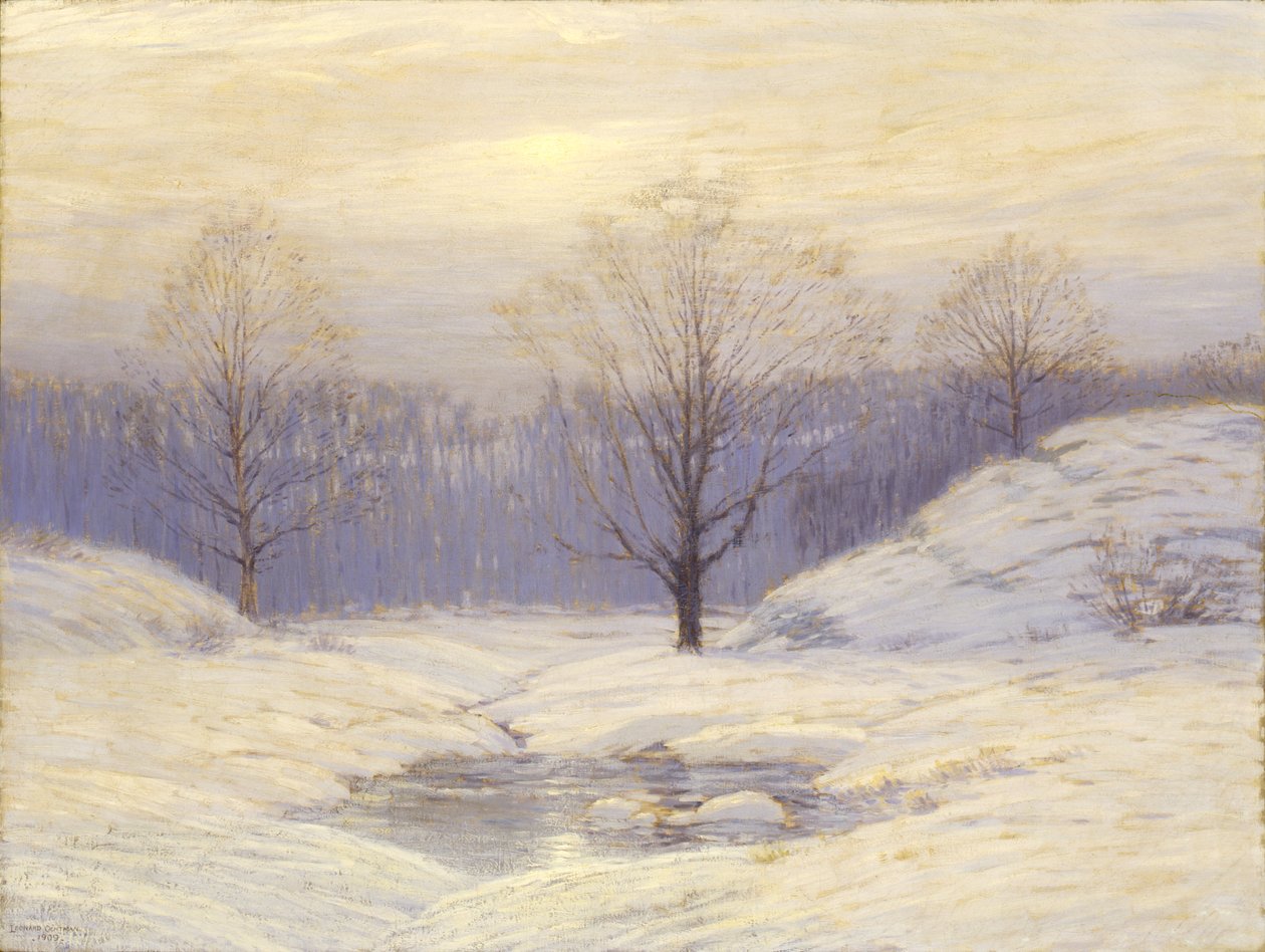 Poranna mgła, 1909. autorstwa Leonard Ochtman