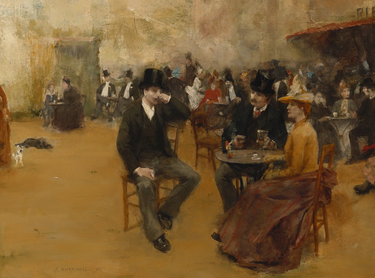Piękny okres; La Belle Epoque, 1888 r. autorstwa Leonard Raven Hill