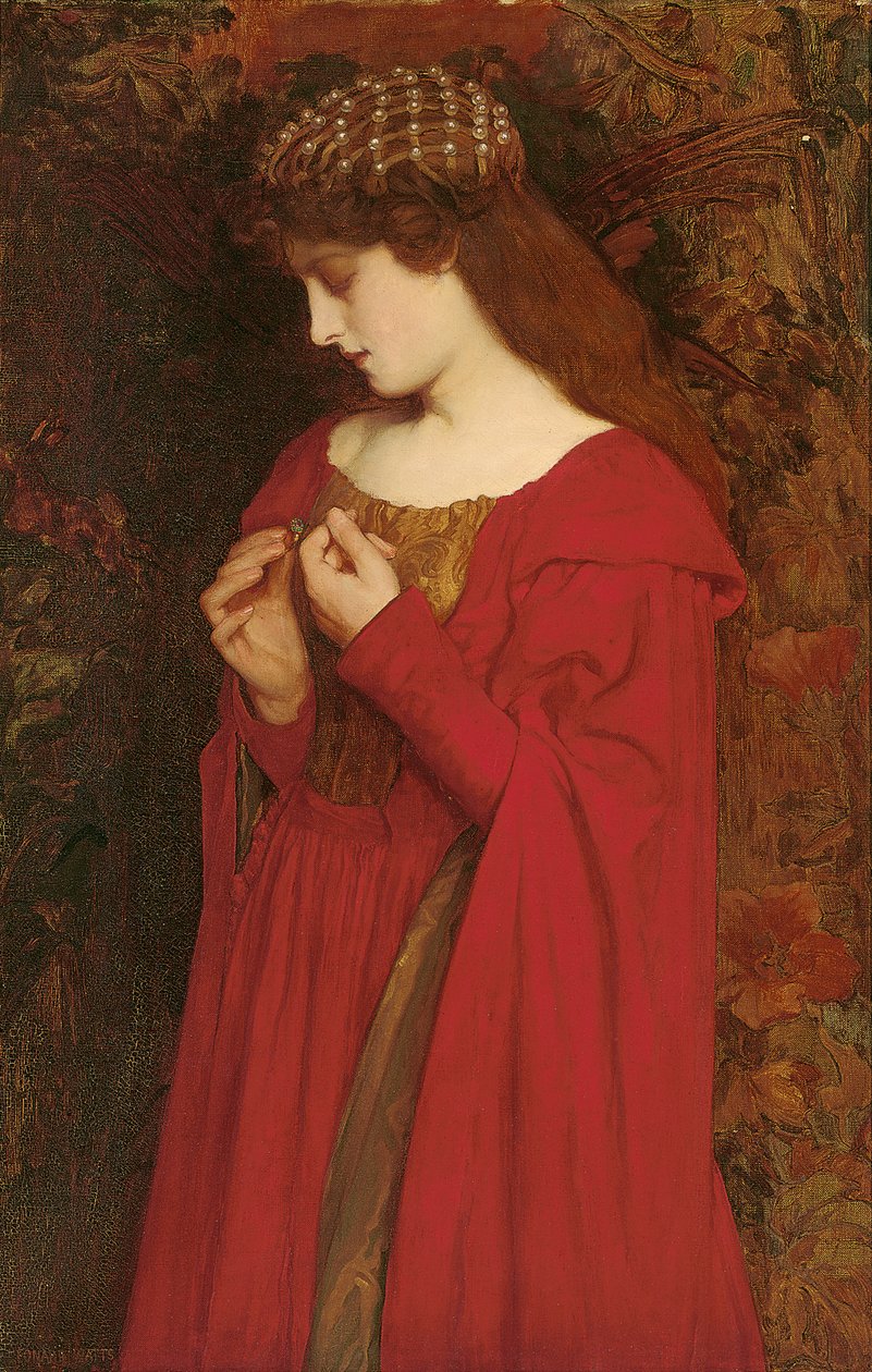 Narzeczony (olej na płótnie) autorstwa Leonard T. Watts