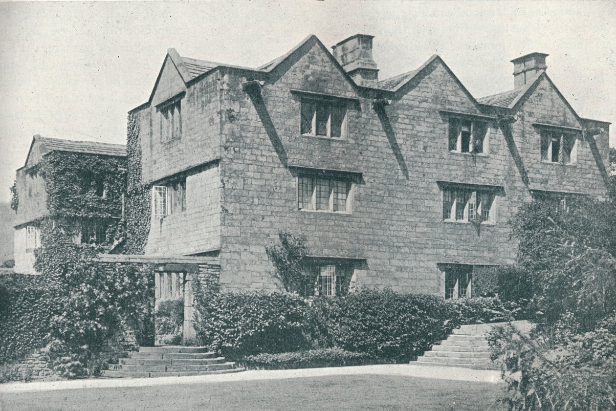 Eyam Hall, Derbyshire, c1907 autorstwa Leonard Willoughby