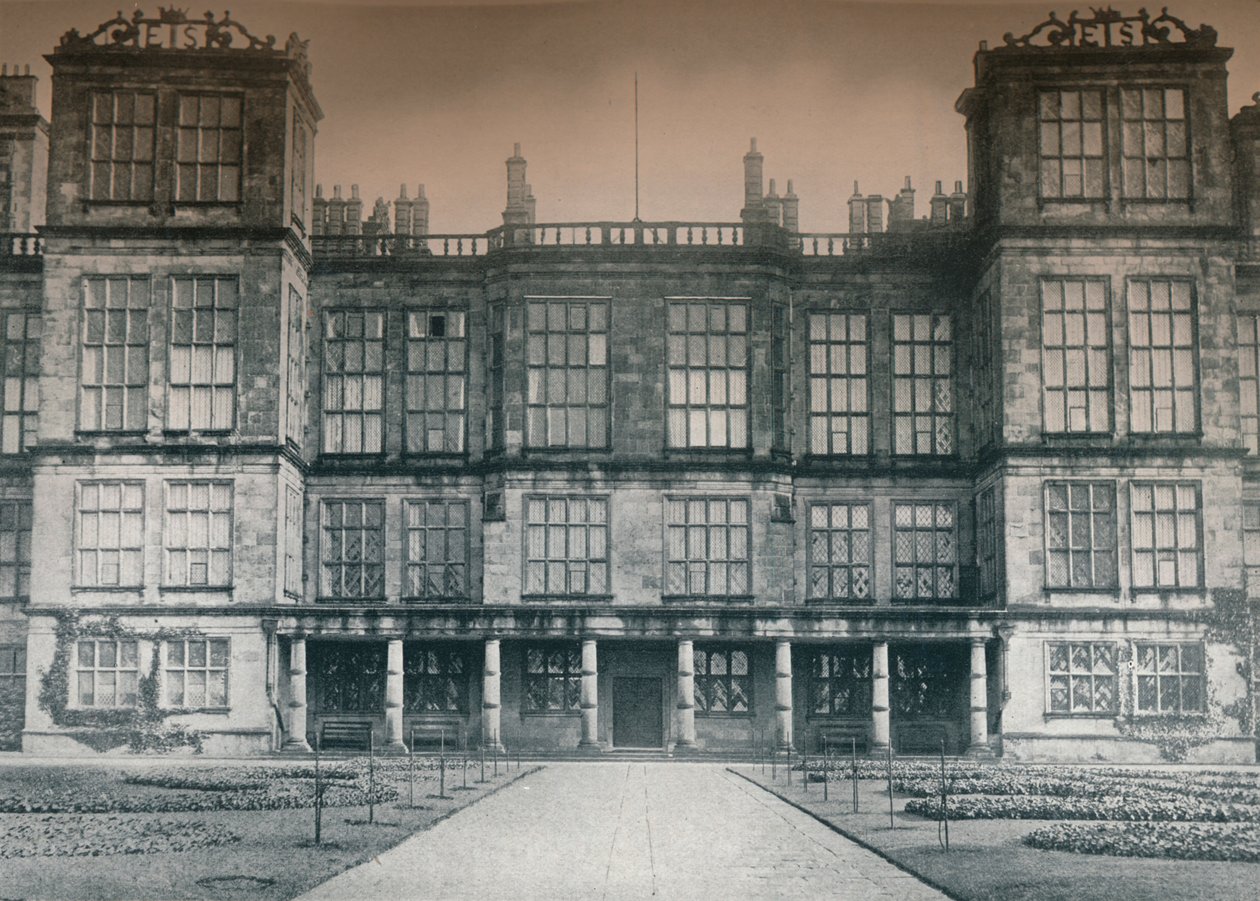 Hardwick Hall, siedziba Jego Łaski Książę Devonshire, c1907 autorstwa Leonard Willoughby