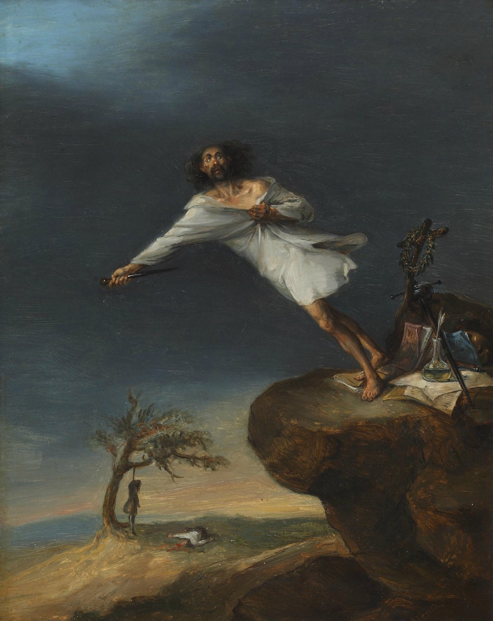 Romantycy autorstwa Leonardo Alenza Nieto