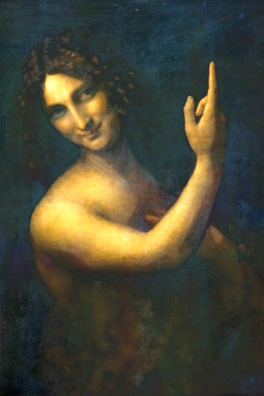 Św. Jan Chrzciciel autorstwa Leonardo da Vinci