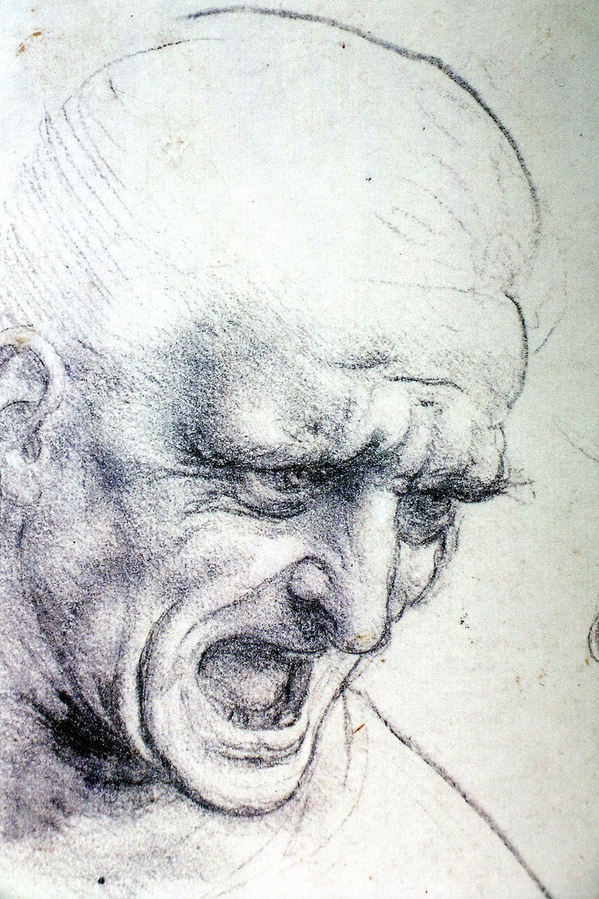 Anghiarischlacht autorstwa Leonardo da Vinci