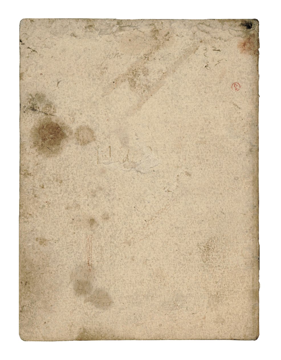 Kodeks lotu ptaków, wyklejka IV autorstwa Leonardo da Vinci