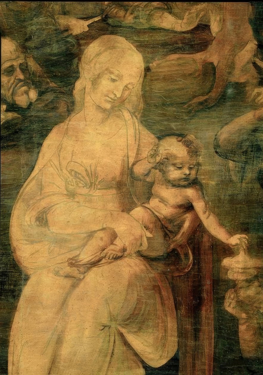 Adoracja Trzech Króli autorstwa Leonardo da Vinci