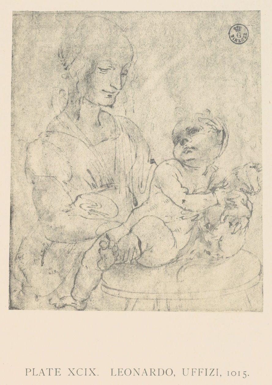 Matka Boska z Dzieciątkiem pieszcząca kotka, rysunek Leonarda da Vinci przechowywany w Galerii Uffizi (front znajduje się pod numerem inwentarzowym 421 E r.), jest częścią serii prac artysty na ten temat autorstwa Leonardo da Vinci