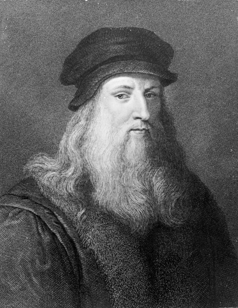 Leonardo da Vinci, rytowany przez Raphaela Morghena, 1817 autorstwa Leonardo da Vinci