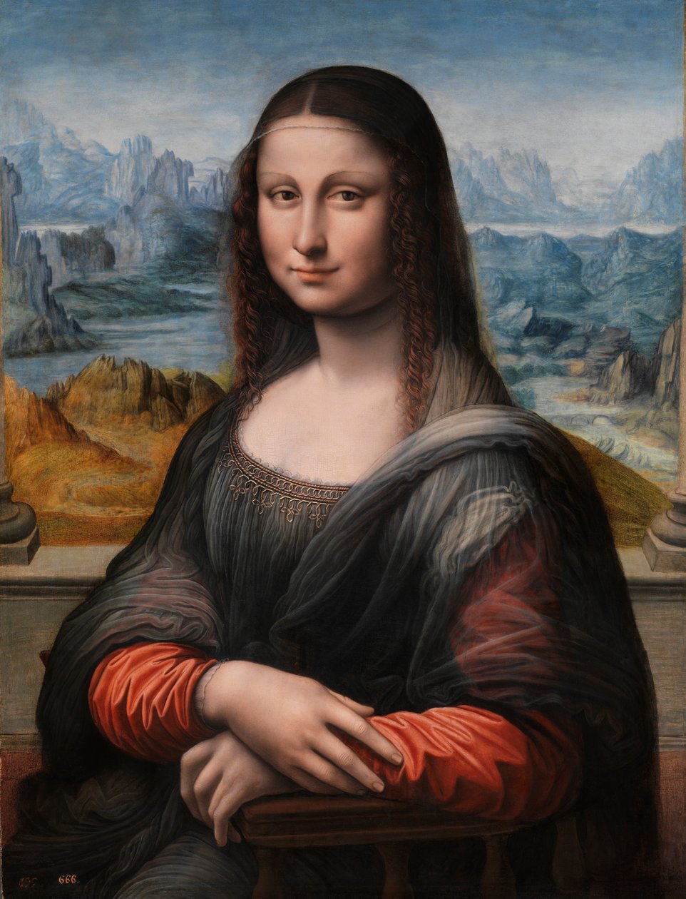 Mona Lisa, 1503-19 autorstwa Leonardo da Vinci