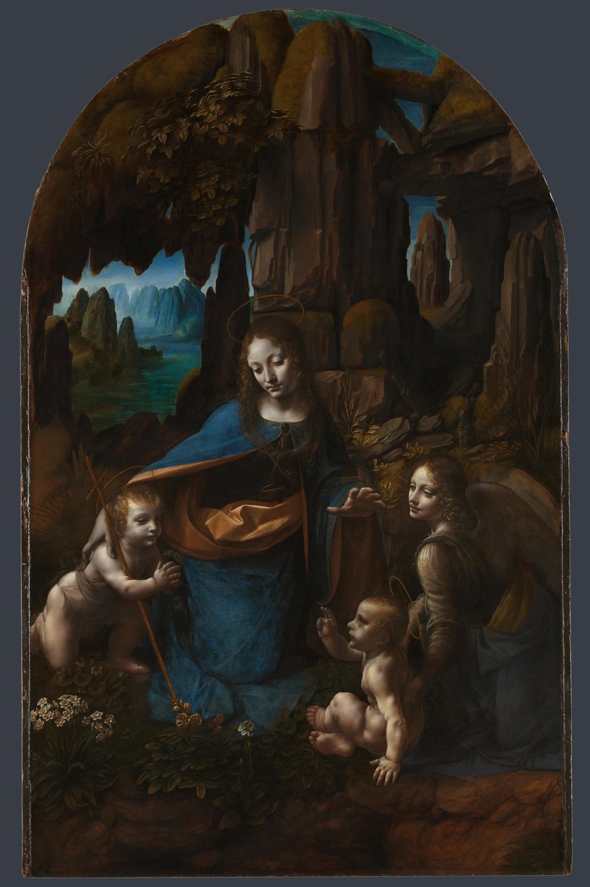 Dziewica Skał autorstwa Leonardo da Vinci