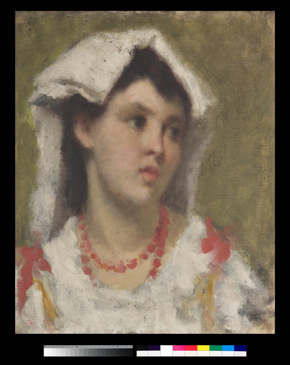 Portret młodej kobiety z Ciociarii, 1877 autorstwa Leonardo Bazzaro