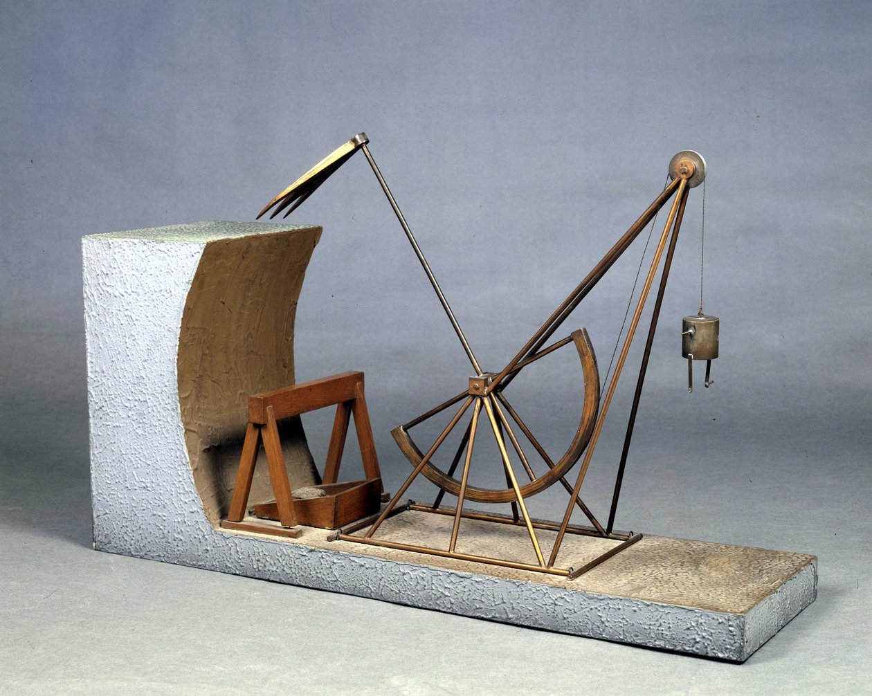 Koparka Leonardo da Vinci (Leonardo da Vinci) - Muzeum Nauki i Techniki Leonarda da Vinci, w Mediolanie autorstwa Leonardo da (after) Vinci