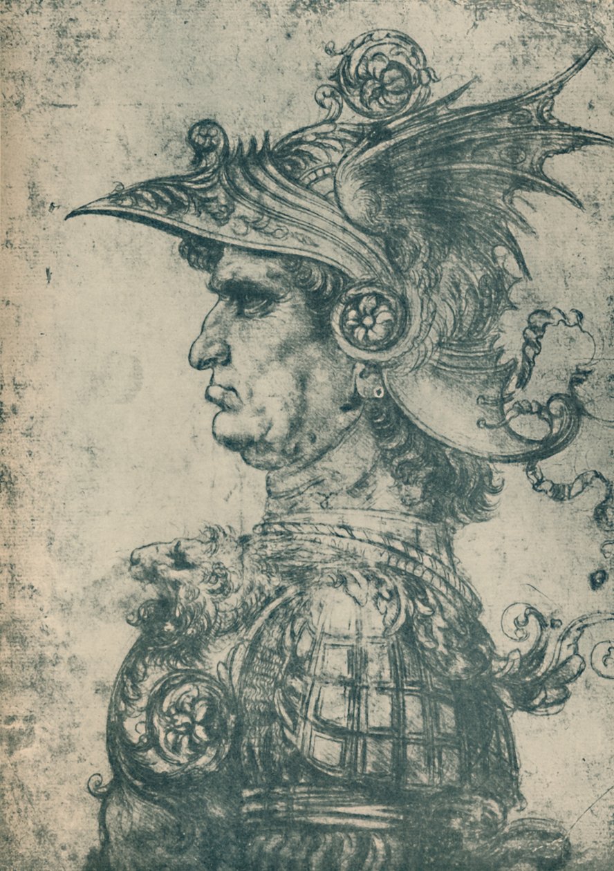 Kondotier, 1480, 1932 autorstwa Leonardo da Vinci