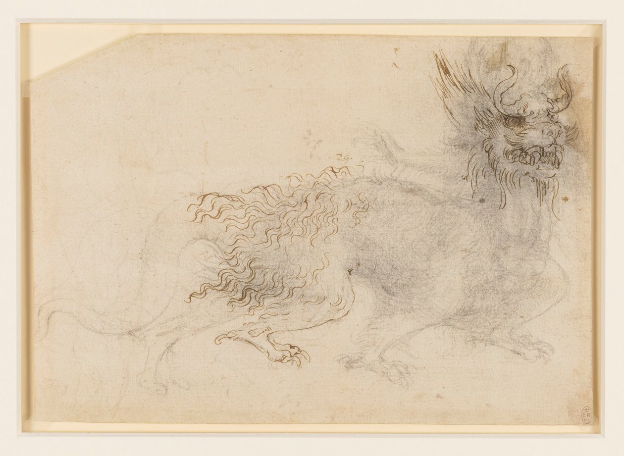 Projekt kostiumu smoka autorstwa Leonardo da Vinci