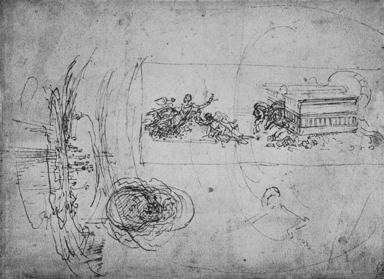 Reprezentacja alegoryczna, ok. 1480 1945 autorstwa Leonardo da Vinci