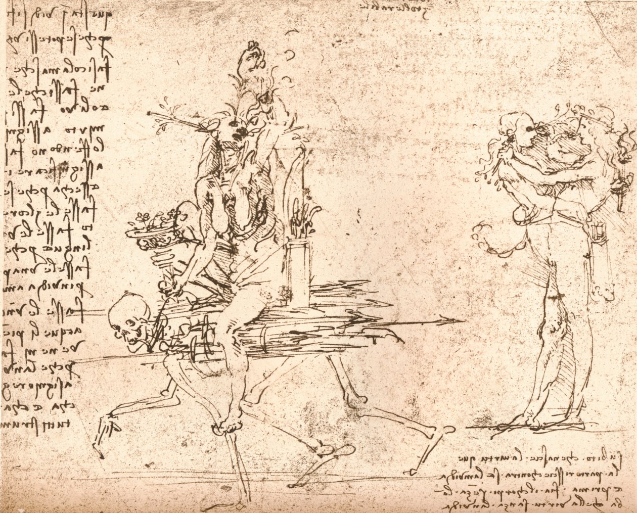 Kompozycja alegoryczna, c1472-c1519 1883 autorstwa Leonardo da Vinci