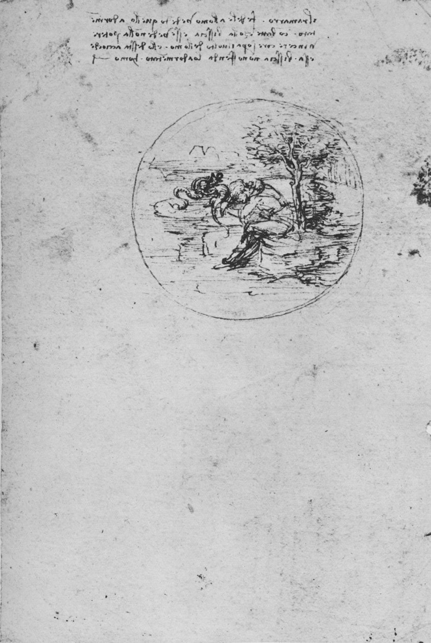 Alegoria Jaszczurki Symbolizującej Prawdę, ok. 1480 1945 autorstwa Leonardo da Vinci