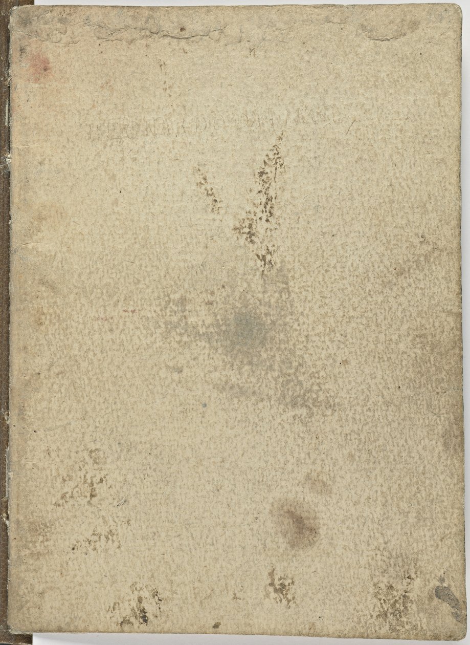 Kodeks lotów ptaków, ok. 1505-06, rękopis papierowy, k. 18, okładka IV autorstwa Leonardo da Vinci